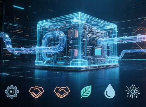 ABB investerar i OctaiPipe för att förbättra AI-optimerad energieffektivitet för kylning av datacenter